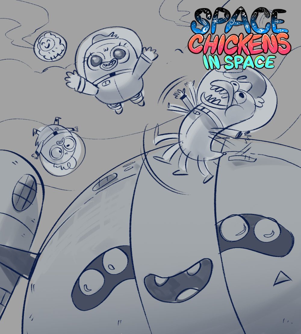 space chicken hero